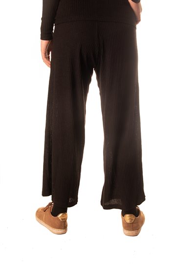 D-xel Bukser - Wide Leg - Black